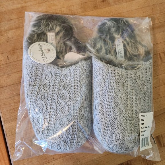 PJ Salvage Shoes - P.J. Salvage knit slippers M/L New with tags!